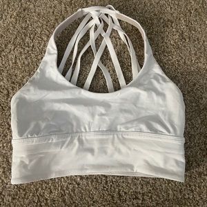 White Lululemon sports bra!